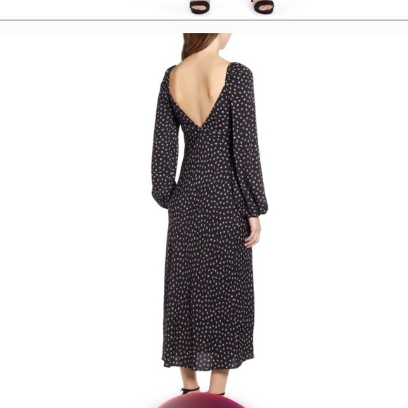 AFRM Trixie ballon sleeve maxi dress - Picture 2 of 7